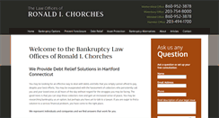 Desktop Screenshot of chorchesbankruptcylaw.com