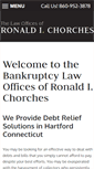 Mobile Screenshot of chorchesbankruptcylaw.com